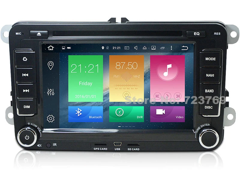 Top 64G ROM No Tax Android 9.0 Car DVD Player GPS Navigation System Stereo For  Amarok Caravelle EOS Magotan R36 Sagitar 21