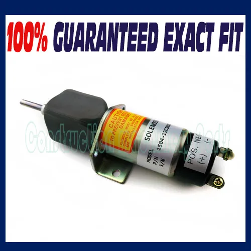 

Stop Solenoid 1504-12C2U1B1S1 For Kubota DF-750 Choke Solenoid, 2 Terminals - Free shipping