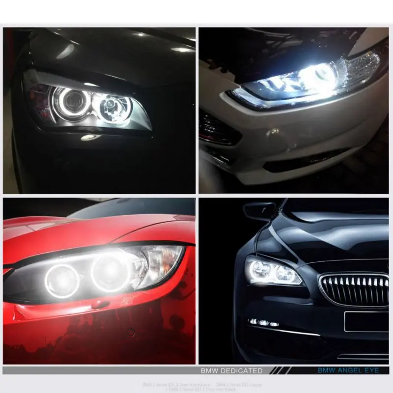 Flash Deal 2Pcs 40W Silver Angel Eye For BMW Halo Ring Marker Light Bulbs Fit E39 E60 E61 E87 6