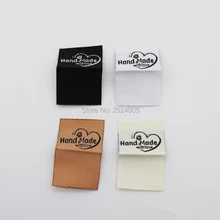 free shipping wholesales handmade label/DIY gift tag/clothing woven label/garment main label/doll label/collar tag 200 pcs customized high density clothing name label clothing label woven label