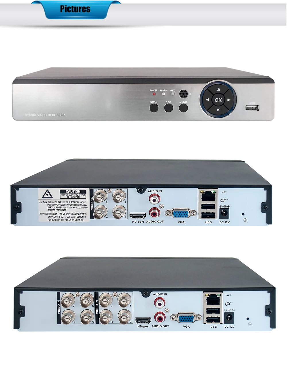 Специальная цена 5MP AHD DVR 5in1 полный D1 H.265 HDMI безопасности Системы CCTV 4/8CH канала NVR Hybrid AHD-H Регистраторы мобильный HVR RS485