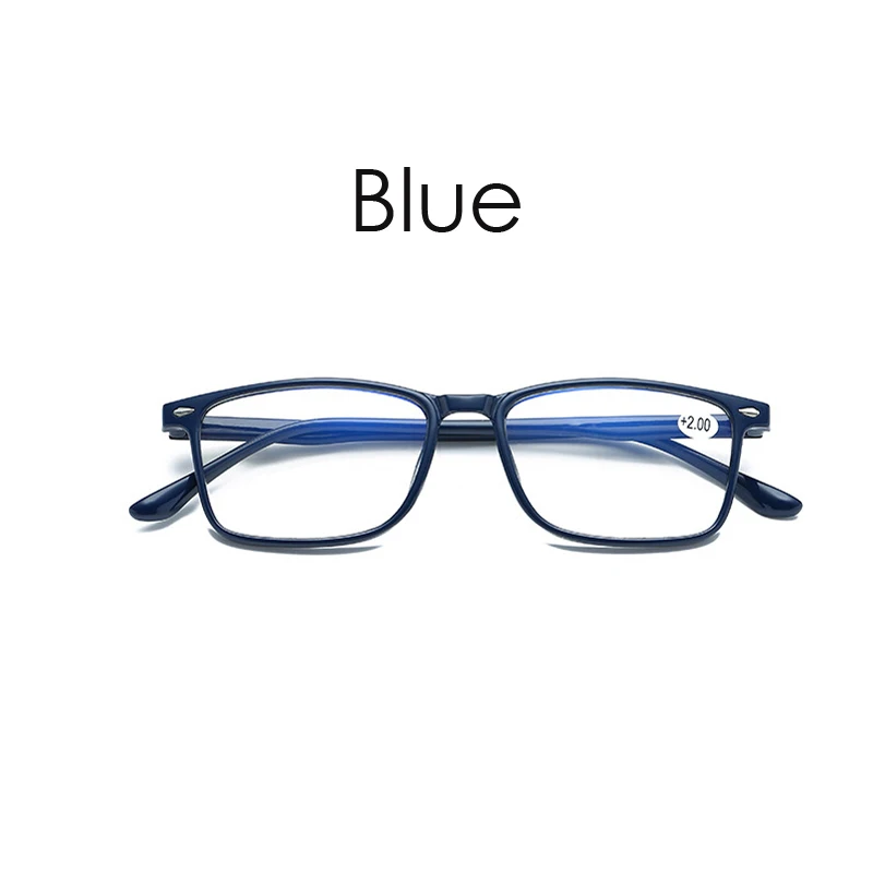 Seemfly, синие очки для чтения из смолы, для мужчин и женщин, TR90, полная оправа, для дальнозоркости, очки для чтения, унисекс, очки+ 1,0 до+ 4,0, Gafas