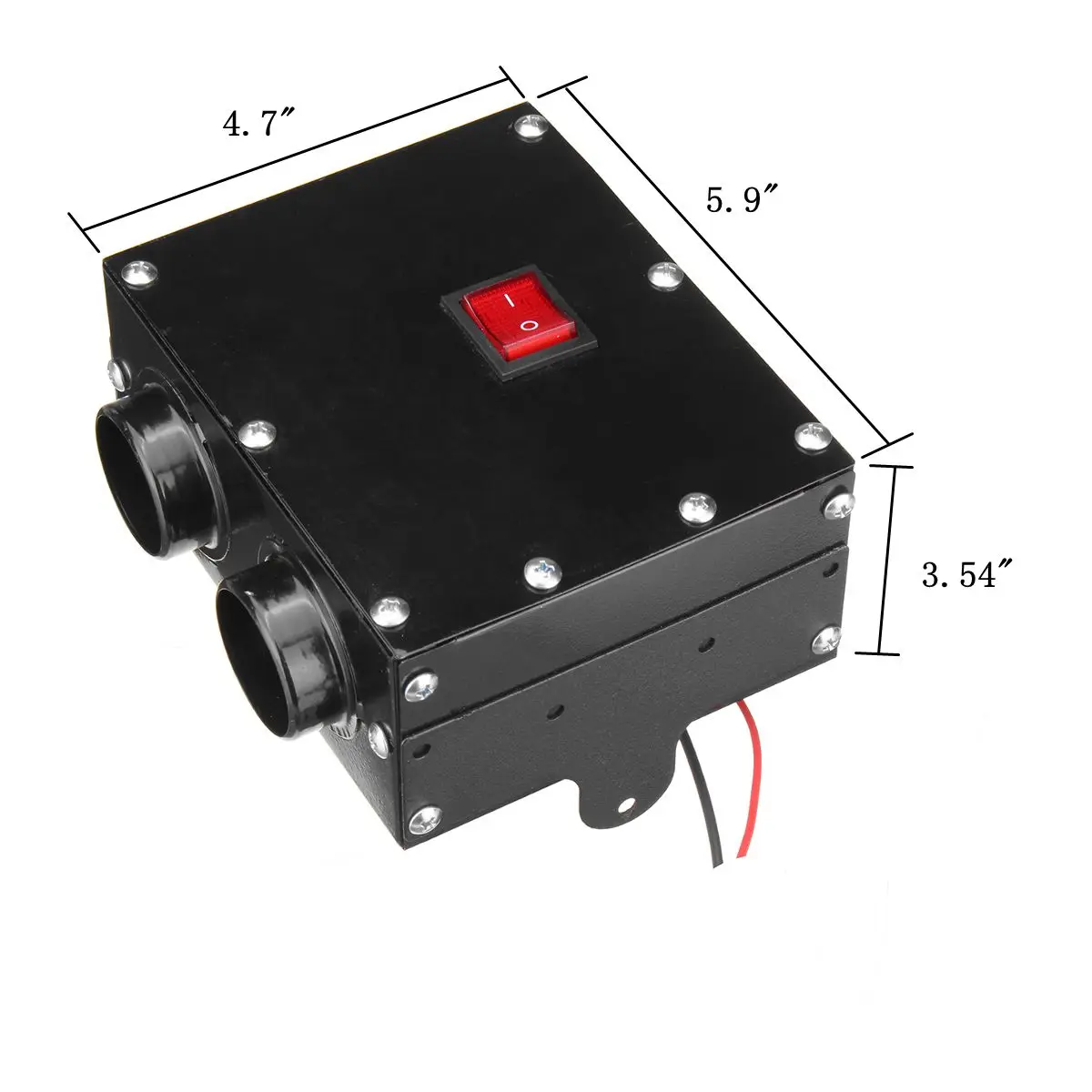 12 V/24 V 300W фары для автомобилей Грузовик Электрический подогреватель размораживания обогреватель с двумя отверстиями обогревателем вентилятор стекол влагоулавливатель