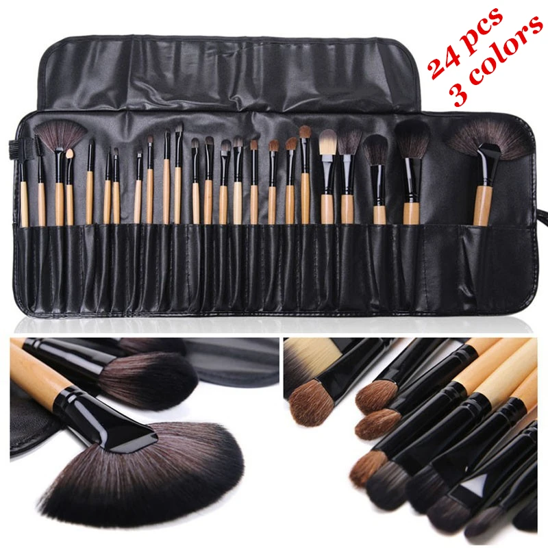 Bolsa de regalo de 24 Uds cepillo del maquillaje profesional cosméticos brochas cejas en polvo Fundación sombras Pinceaux hacer herramientas|pinceaux make up|make upcosmetic brush - AliExpress
