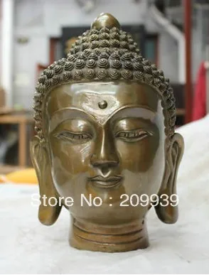 

dh 005 China folk Culture Temple bronze statue Shakyamuni Tathagata Buddha statue