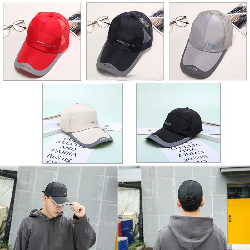 

Korean Version Outdoor Sports Quick Drying Sunshade Cap Fashion Unique Adjustable 1PC Graceful 2 Styles New Arrival 2019