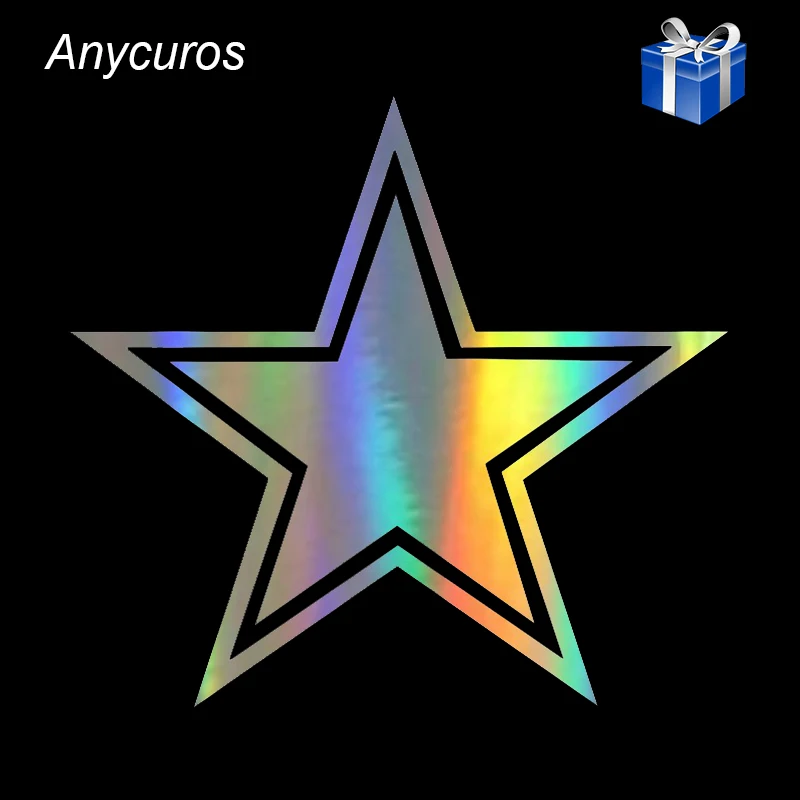 

Anycuros STAR Graphic Fashion Decals Motorcycle Car Stickers Vinyl Car-styling 12.6cm*11.8cm