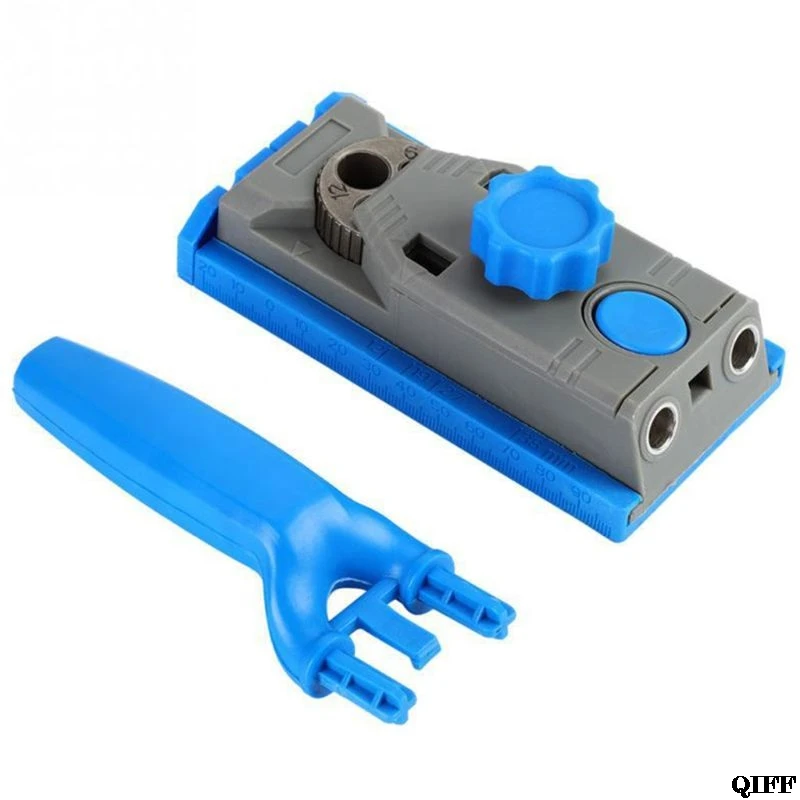 

Woodworking Pocket Hole Jig System Wood Doweling 9.5mm Drill Step Guide Sleeve Woodworking Joint Cutter Manual MAY28