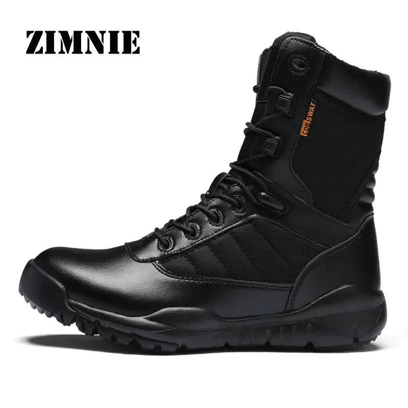 

ZIMNIE Outdoor Sports Tactical Camping Shoes Men's Boots For Climbing Breathable Lightweight Mountain Boots Hiking Shoes