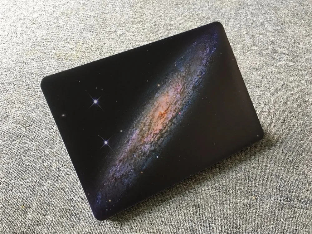 RyGou для MacBook Air 13 Чехол, Galaxy Print пластиковый защелкивающийся чехол s подходит для Mac Book Air 11 13 A1932 A1370 A1465 A1369 A1466 чехол