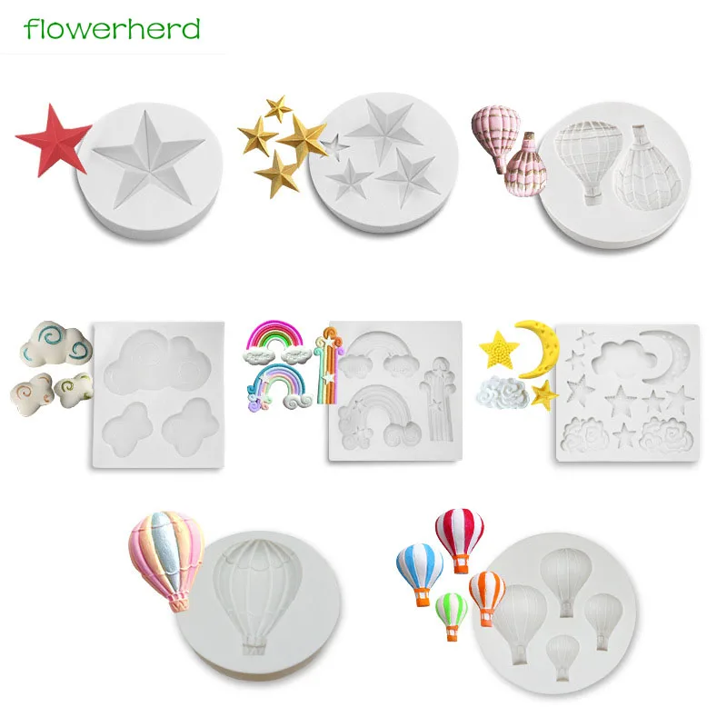 

Sugarcraft Balloon Silicone Mold Fondant Mold Cake Decorating Tools Chocolate Polymer Clay Handmade Craft Tools Gumpaste Mold
