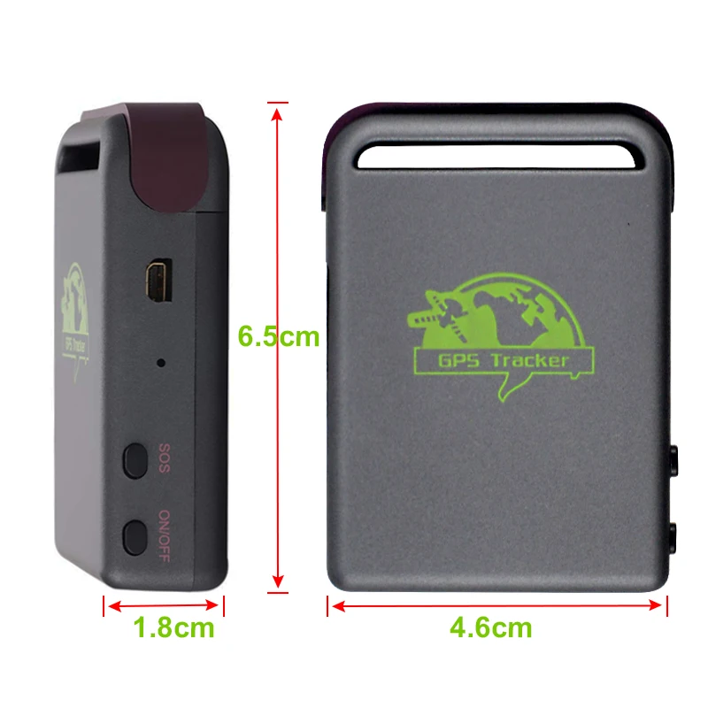 Автомобильный GPS трекер TK102B мини в реальном времени онлайн GPRS|gps gprs tracker|gps receiver data