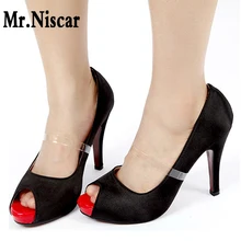 Mr. Niscar 1 цепочки для пары шнурки для галстука эластичная невидимая прозрачная обувь на высоком каблуке без шнуровки шнурки Аксессуары для обуви