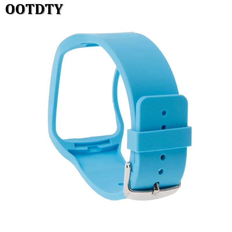 OOTDTY Смарт часы ремешок силиконовый Ремешок Замена для Samsung Galaxy Gear S SM R750