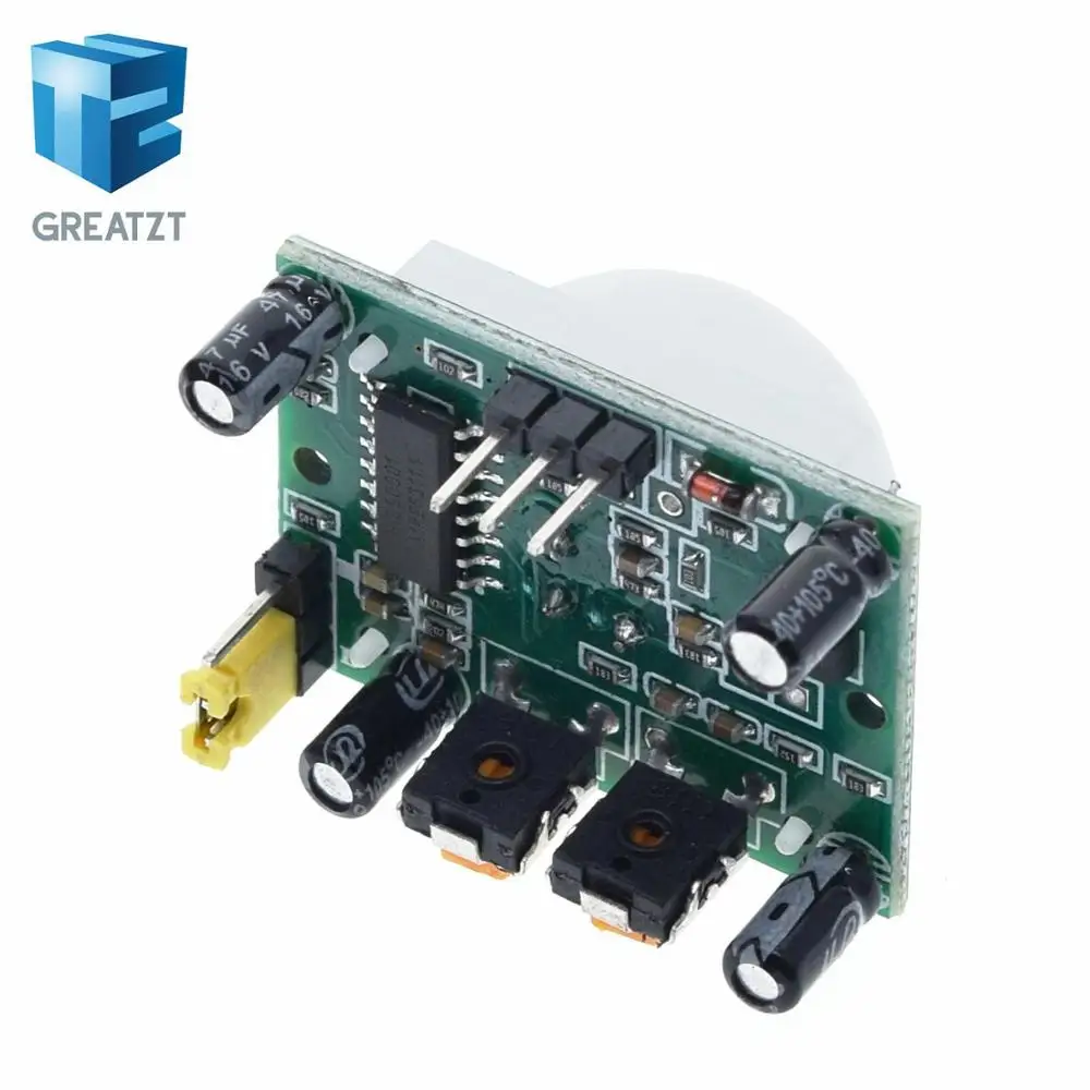 Модуль детектора движения GREATZT для arduino инфракрасный пироэлектрический ИК датчик