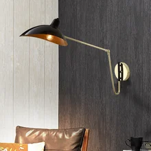 Nordic Designer Creative Living Room Wall Lamp Modern Simple Personality Loft Bedroom Study Bedside Wall Light