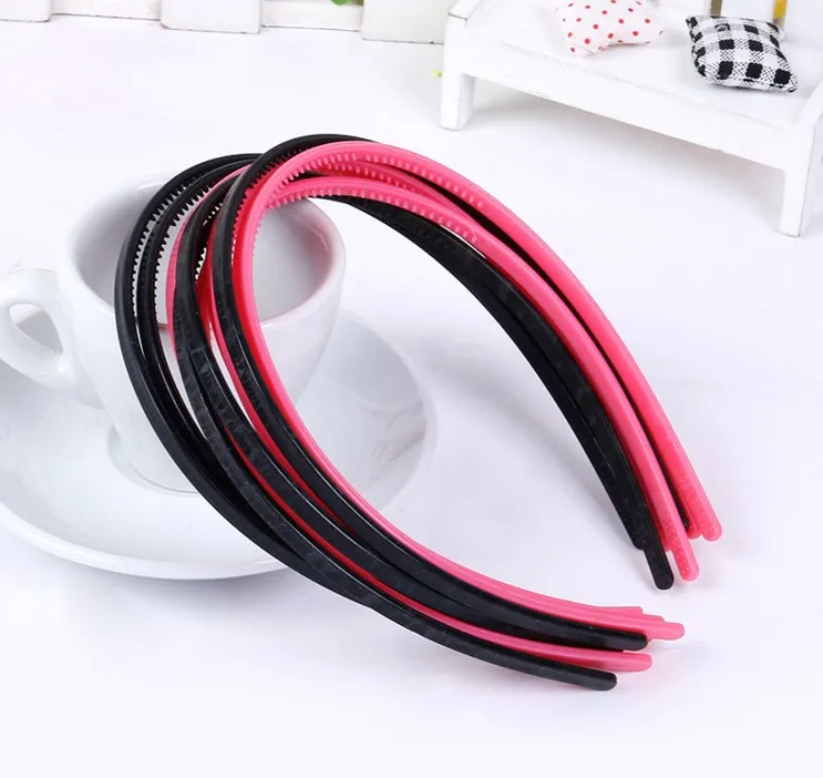 5mm Plastic headbands Fashion Plastic Hair Bands For girl hair