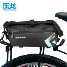 ROSWHEEL 8L Waterproof Bike Bag Bicycle Accessories Saddle Bag Cycling Mountain Bike Back Seat Rear Bags Single Shoulder Bag