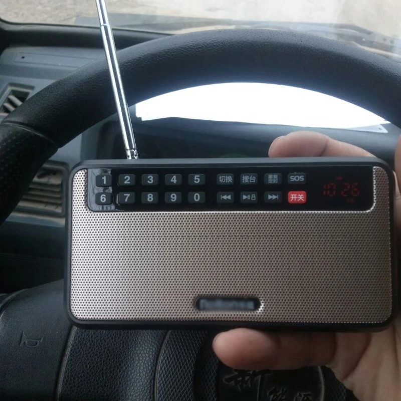 Портативный fm радиоприемник JINSERTA колонка с tf картой цифровая мультимедийная