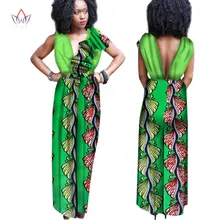 Новое поступление африканская одежда для женщин без рукавов комбинезон с длинными штанами африканская одежда с открытыми плечами оверсайз 6XL BRW WY1307