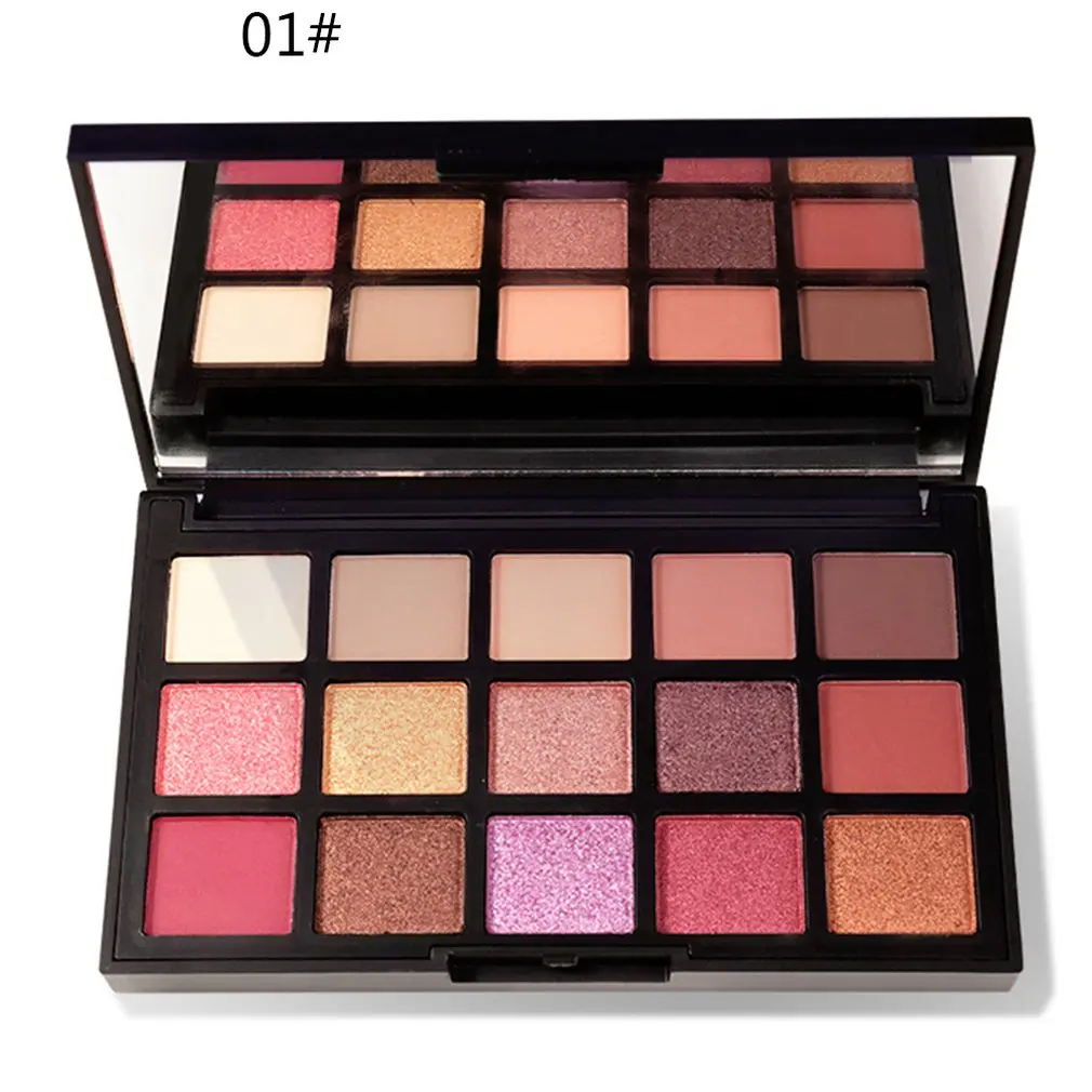

Eyeshadow Cosmetics 15 Color Professional Nude Eyeshadow Palette Makeup Matte Make Up Glitter Eyeshadow For Beginner