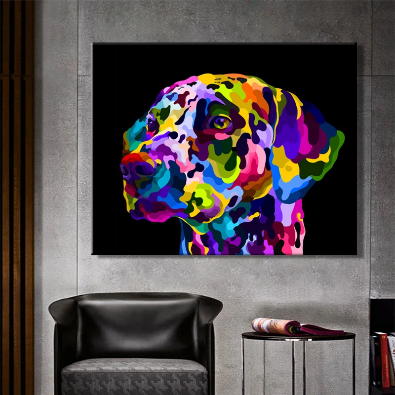 Billige Farbe durch zahl kunst malerei durch zahlen riotous mit farbe katze Hund Pferd Eule Abstrakte malerei Kunstwerk manuelle eigenschaft