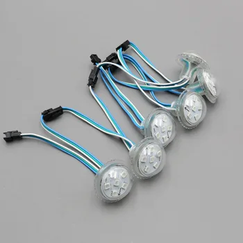 

38mm 6LEDs UCS1903 rgb led pixel module light,smd 5050 magic smart rgb led module,waterproof IP67,Transparent cover/Milky cover