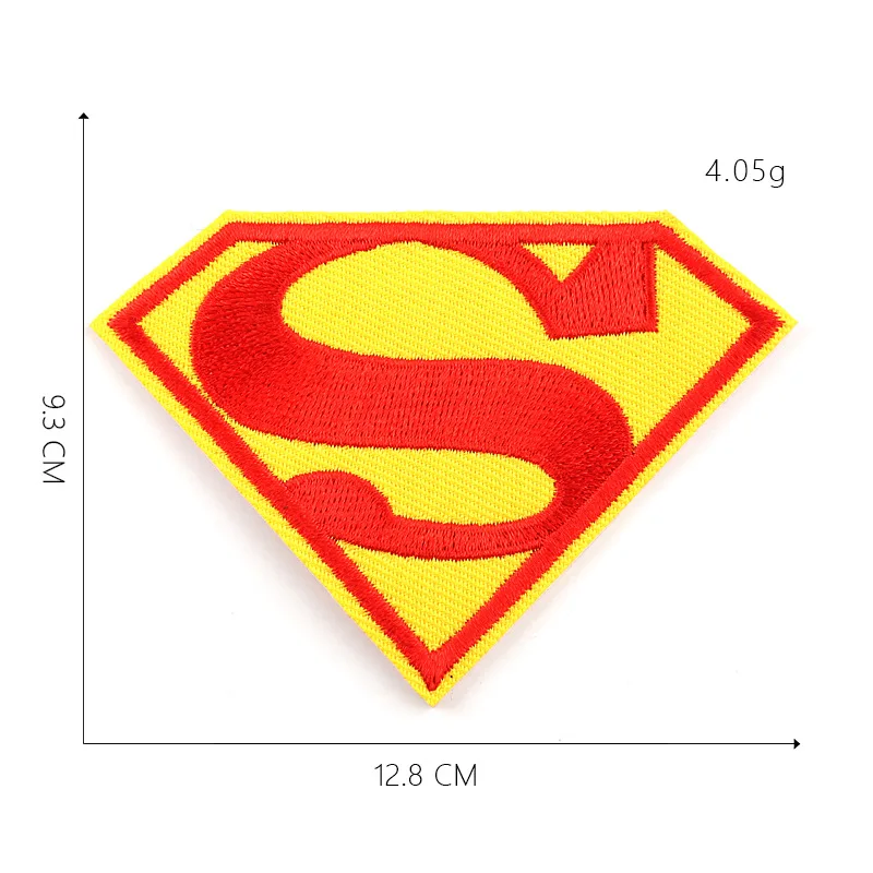 Нашивки Супермена, железные нашивки для одежды, нашивки в полоску с надписью «S», нашивки «Капитан Америка», нашивки «Бэтмен»@ BB - Цвет: 1-PCS-BB-40