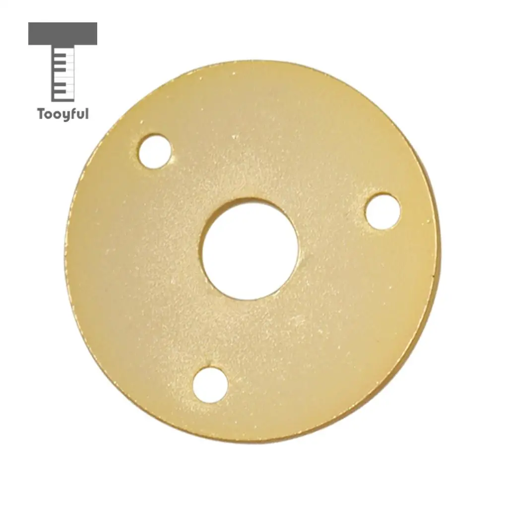 Tooyful 2pcs Universal Electric Guitar Jack Bass Output Socket Plate Plug Cover