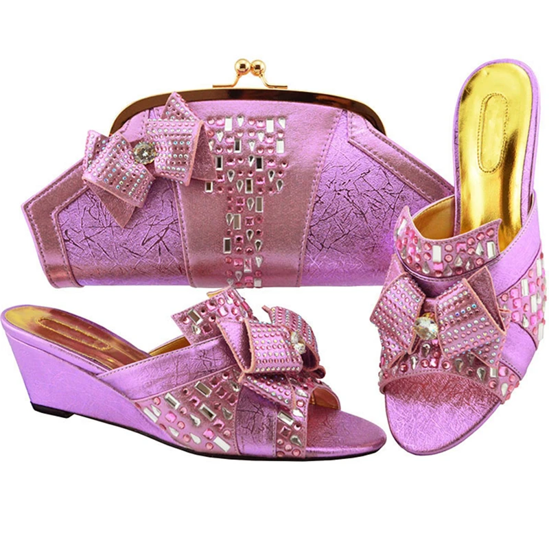

Newest Italian Shoes and Bags To Match Shoes with Bag Set Nigerian Shoes and Matching Bags African Women Wedding Shoes and Bag