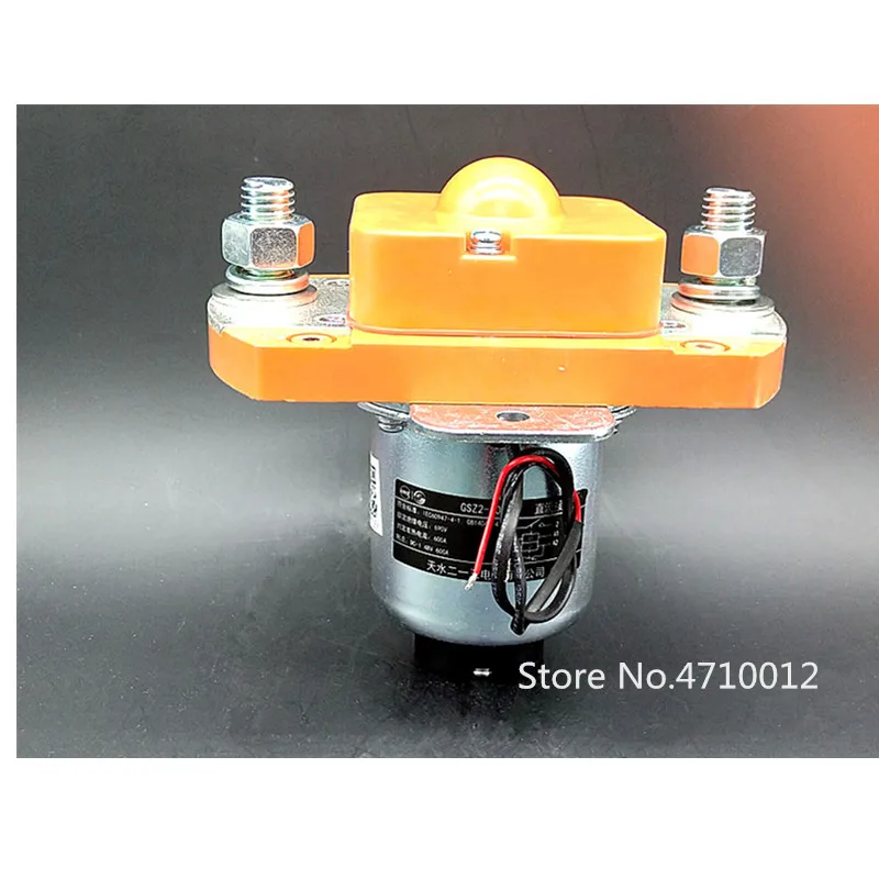 

Tianshui genuine product GSZ2-600sl single pole dc contactor DC24V 600A forklift generator Normally open With the line