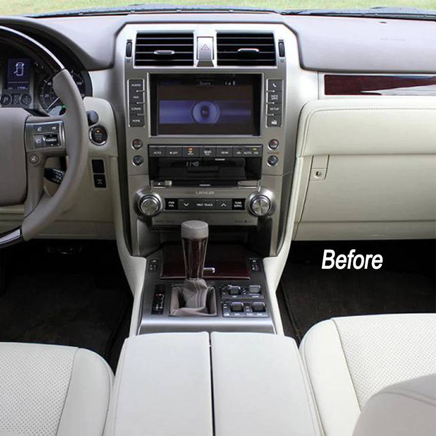 Liislee 2 din Android для Lexus GX460 большой экран Автомобильный мультимедийный плеер gps навигация Видео Радио Зеркало Ссылка Carplay