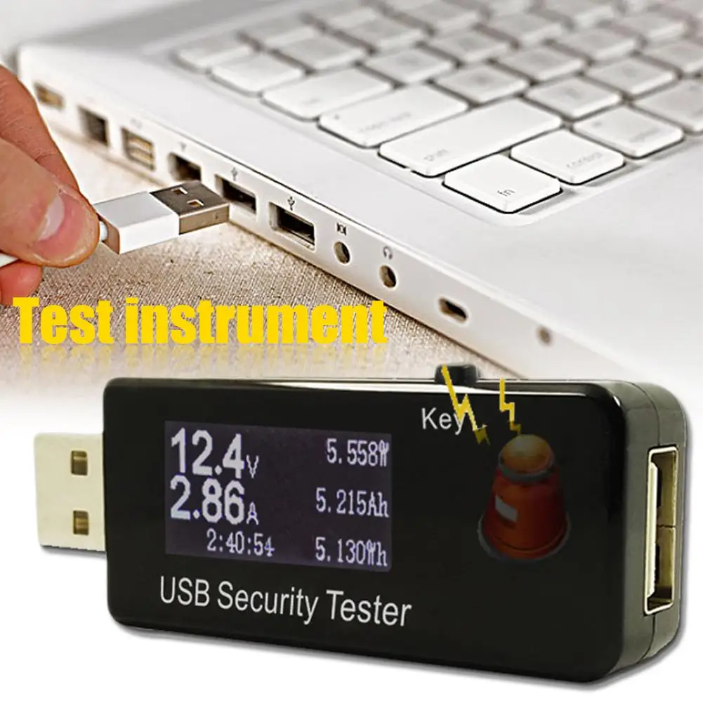 USB тестер ЖК-дисплей мини USB ток напряжение Емкость Тестер питания Инструмент мобильный телефон зарядное устройство для комьютера безопасность Monito