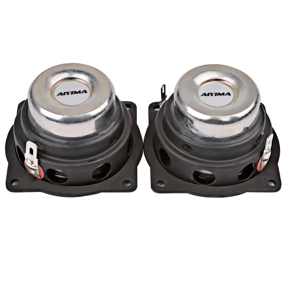 AIYIMA 2Pcs 2Inch Mini Audio Portable Speakers 4Ohm 20W Full Range Bluetooth Speaker For DIY Home Theater
