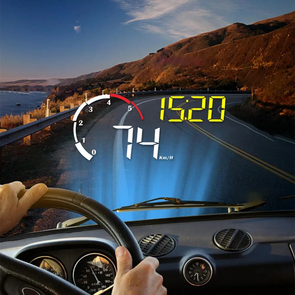 

M10 Car GPS HUD Windshield Projector Digital Speed Head-up Display with Visor Car Head Up Display