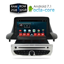Android 7.1.1 стерео dvd-плеер GPS навигации мультимедиа для Renault Megane 3 Fluence Авто головного устройства RDS Радио аудио-видео
