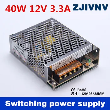 

Factory sales directly high quality 40W output:12v 3.5a Switch mode power supply ac dc 12v SMPS input 110/220v (s-40-12)