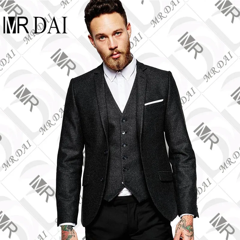 md 010 wool retro black herringbone tweed style md 010 wool retro black herringbone tweed style