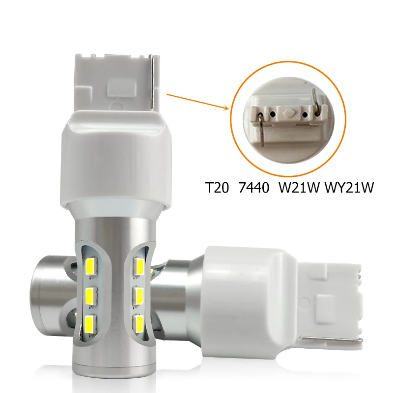 CNSUNNY светильник Автомобильный светодиодный обратный сигнальная лампа T15 W16W W21W W21/5 Вт Ba15s Bau15s Bay15d 3156 3157, сигнализирующий фонарь 5202 H11 Противотуманные фары DRL светодиодный светильник