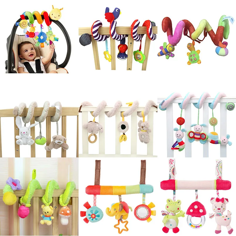 

Apaffa Soft Educational Stroller Plush Toys Stroller Mobiles Stroller For Newborn Baby And Baby Toys 0-12 Months