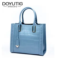 DOYUTIG Мода Для женщин натуральная кожа Сумки для покупок леди высокого качества элегантные настоящая коровья кожа Средний Сумки F559