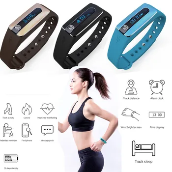 

best selling IP67 Waterproof Bluetooth 4.0 Smart Band Wristband Heart Rate Monitor Activity Tracker Bracelet Smartband
