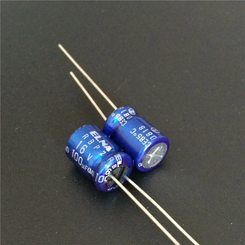 10pcs 100uF 16V Japan ELNA R2B Series 8x11.5mm 16V100uF RBP2 Bipolar