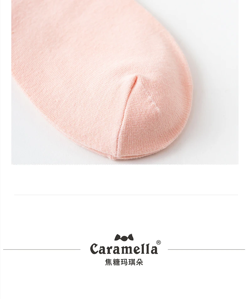 Caramella/3 пар/лот новинка, Хлопковые женские носки розовые милые короткие носки с изображением фламинго Повседневные носки с вышивкой животных для девочек 35-40