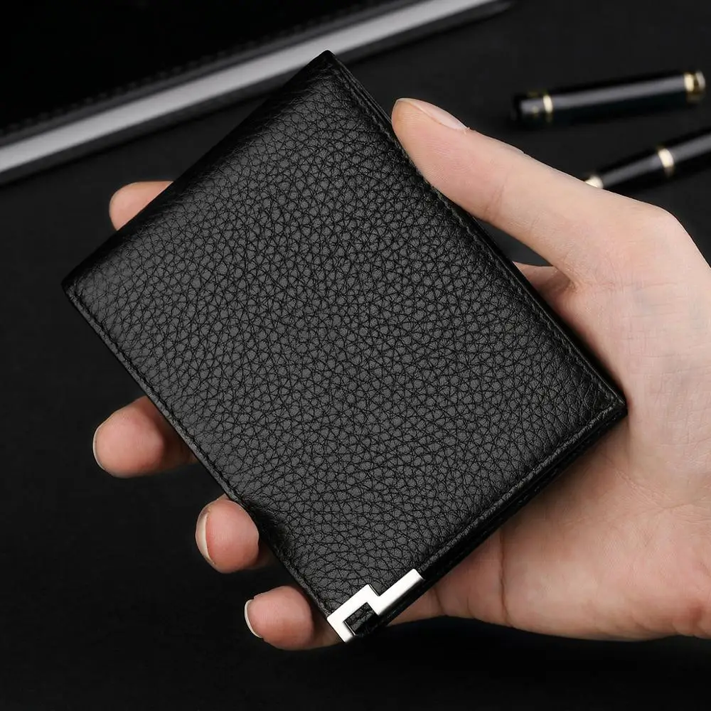 Новинка 2019 мужской кошелек WilliamPOLO из натуральной кожи двойной брендовый короткий