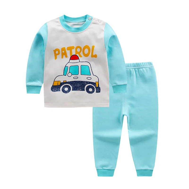 

Newborn Baby Clothes Sets Autumn Cartoon Cotton T shirt Top+Pants Kids Girls Boys Clothing Set high quality