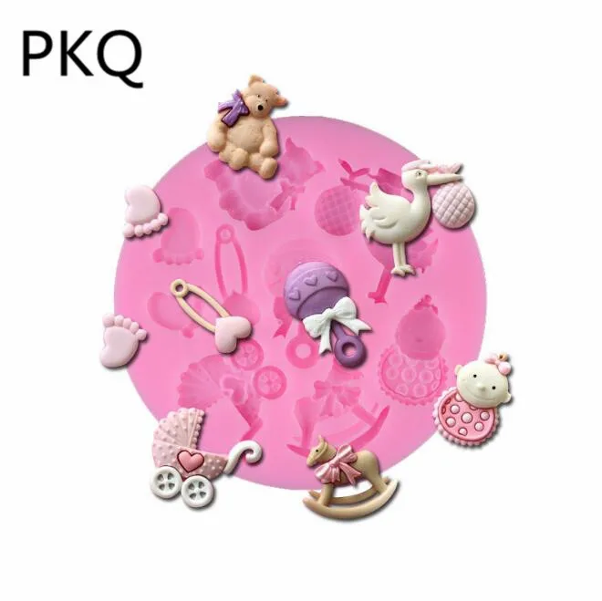 

Baby Trojans silicone Handmade soap molds,Crafts Soap Making Mold Mould Soap Making Tools Silicone Cake Mold,7.8x1cm