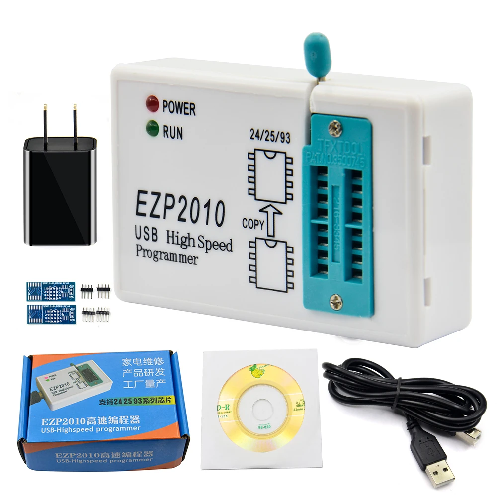 EZP2019 программист высокоскоростной USB программист Поддержка win7 и 8 24 25 93 EEPROM 25 флэш-чип биос EZP2013 EZP2010