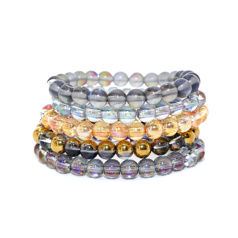 

High quality Natural Stone Dream crystal Beads Wrap Bracelets for men and Women Boho Bracelet Handmade Jewelry drop shipping
