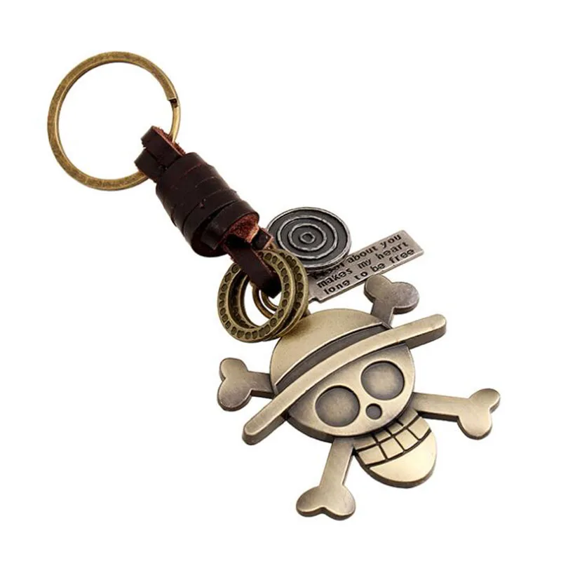 

Anime ONE PIECE Keychain Key Chain Luffy Zoro Sanji Nami hand made Keyring Car Charm Holder Chaveiro Pendant fashion jewelry